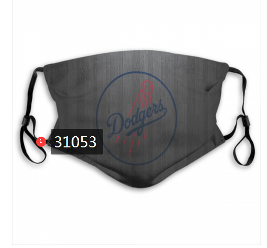 2020 Los Angeles Dodgers Dust mask with filter 29->mlb dust mask->Sports Accessory